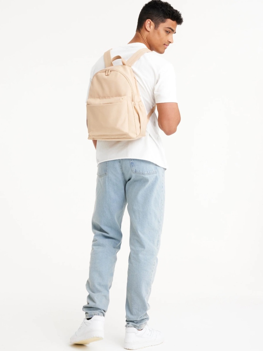 BEIS Beige Compact Everyday Backpack - Picture 2 of 5